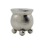 House Doctor - Classic Kerzenständer, H 8 cm, antik-silber