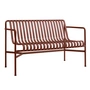 HAY - Palissade Dining Bench, iron red