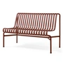 HAY - Palissade Dining Bench ohne Armlehnen, iron red