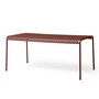 HAY - Palissade Tisch, rechteckig, 170 x 90 cm, iron red