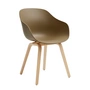 HAY - About A Chair AAC 222, Eiche lackiert / clay 2.0 (Kunststoffgleiter)
