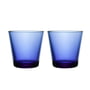 Iittala - Kartio Trinkglas 21 cl, ultramarinblau (2er-Set)