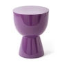 POLSPOTTEN - Tip Tap Hocker, H 46 cm, dunkelviolett