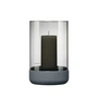 Blomus - Calma Windlicht, Ø 12 cm, rauch / stahlgrau