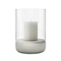 Blomus - Calma Windlicht, Ø 15 cm, klar / hellgrau