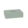 Nofred - Aufbewahrungsbox mit Deckel, 33,5 x 9 x 24 cm, olivgrün