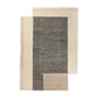 ferm Living - Counter Teppich, 200 x 300 cm, charcoal / off-white
