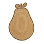 Ferm Living - Juteteppich geflochten, Birne / natur