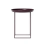 Norr11 - Duke Beistelltisch, Ø 45 x H 52 cm, lacquered maroon