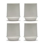 Serax - Dune Becher by Kelly Wearstler, Alabaster / weiß (4er-Set)