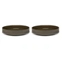 Serax - Dune Schale by Kelly Wearstler, Ø 21 cm, Slate / braun (2er-Set)
