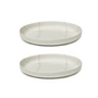 Serax - Zuma tiefer Teller by Kelly Wearstler, Ø 25,5 cm, Salt / weiß (2er-Set)