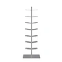 Radius Design - Booksbaum Standregal Big, double silber