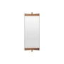 Gubi - Vanity 1 Wandspiegel, 74 x 28 cm, Walnuss