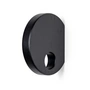 HANA - Yoyo Wandhaken Ø 12 cm, Eiche schwarz gebeizt