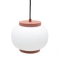 Nuuck - Finn Pendelleuchte Ø 22 cm, opal weiß / rost
