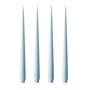 ester & erik - Peitschenkerze, 32 cm, No. 59, sky blue / matt (4er-Set)