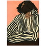 The Poster Club - Serene Stripes von Hanna Peterson, 100 x 140 cm