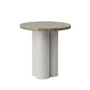 Normann Copenhagen - Dit Beistelltisch Ø 40 cm, travertine silver / sand