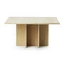 Normann Copenhagen - Edge Couchtisch, large, travertine