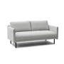 Normann Copenhagen - Rar 2-Sitzer Sofa, schwarz / Venezia off-white