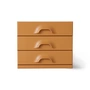 HKliving - Kommode mit 3 Schubladen, ginger orange