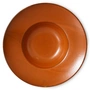 HKliving - Chef Ceramics Pasta Teller, Ø 28 cm, burned orange