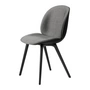 Gubi - Beetle Dining Chair Frontpolsterung (Plastic Base), Schwarz / Remix 3 (152)