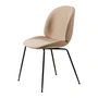 Gubi - Beetle Dining Chair Vollpolsterung (Conic Base), Schwarz / Remix 3 (233)