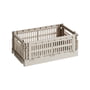 Hay - Colour Crate Korb S, 26,5 x 17 cm, taupe, recycled (Exklusive Edition)