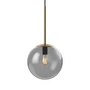 Bolia - Orb Pendelleuchte Ø 20 cm, Messing antik matt / rauchgrau