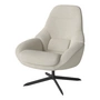 Bolia - Saga Sessel, Stahl schwarz / Paza beige