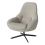 Bolia - Saga Sessel, Stahl schwarz / Paza sand