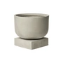 Bolia - Podium Blumentopf Ø 36 x H 30,5 cm, grau