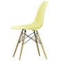 Vitra - Eames Plastic Side Chair DSW RE, Esche honigfarben / citron (Filzgleiter basic dark)