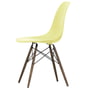 Vitra - Eames Plastic Side Chair DSW RE, Ahorn dunkel / citron (Filzgleiter basic dark)