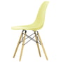 Vitra - Eames Plastic Side Chair DSW RE, Ahorn gelblich / citron (Filzgleiter basic dark)