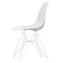 Vitra - Eames Plastic Side Chair DSR RE, weiß / baumwollweiß (Filzgleiter basic dark)