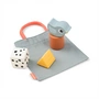Done by Deer - Baby Aktivitätsspielzeug, Bausteine-Set, Birdee, mehrfarbig (4er-Set)