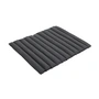 HAY - Palissade Soft Quilted Cushion, für Dining Bench, anthrazit