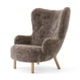 &Tradition - Petra Lounge Chair VB3, High Back, Eiche geölt / Schafsfell Sahara