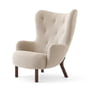 &Tradition - Petra Lounge Chair VB3, High Back, Walnuss geölt / Karakorum 003
