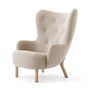 &Tradition - Petra Lounge Chair VB3, High Back, Eiche geölt / Karakorum 003