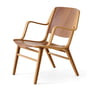 &Tradition - AX Lounge Chair mit Armlehnen HM11, Walnuss / Eiche lackiert