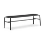 Normann Copenhagen - Vig Outdoor Bank, schwarz
