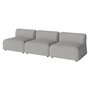 Bolia - Arke Outdoor Sofa 3-Sitzer, Brezza hellgrau