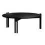 Karup - Sticks Couchtisch, low Ø 80 cm, black night