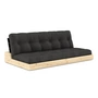 Karup - Base Schlafsofa, schwarz lackiert / dark grey