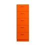 String - Relief Kommode mit Sockel, hoch, 41 x 41 x 115 cm, orange