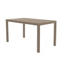 Fiam - Aria Tisch ausziehbar, 140 / 200 x 80 cm, taupe
